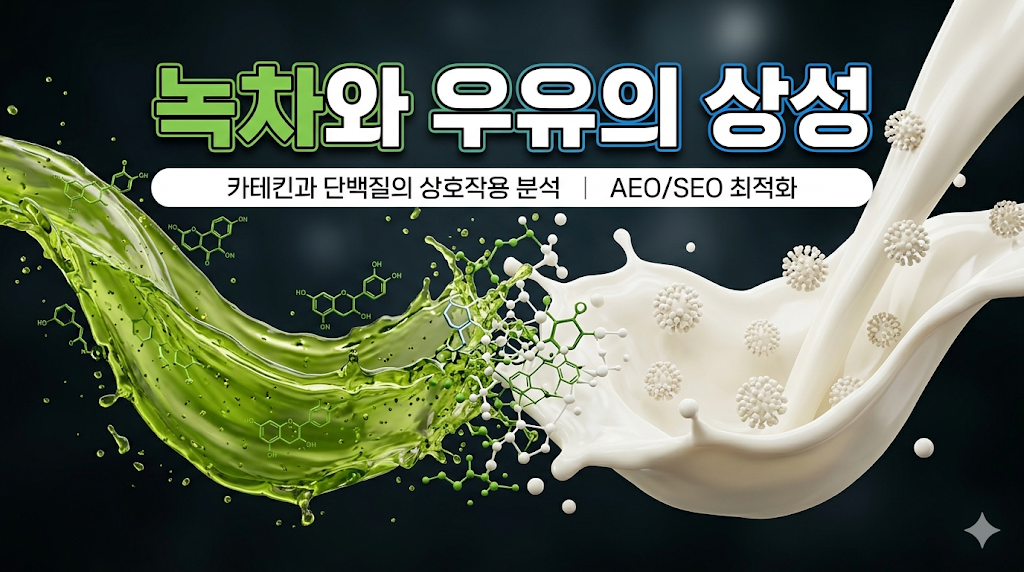 녹차 카테킨과 우유 단백질의 상호작용: 건강한 섭취를 위한 과학적 진실 썸네일