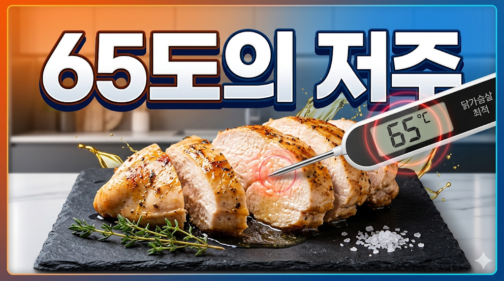 닭가슴살이 퍽퍽해지는 '65도의 저주': 과학으로 푸는 촉촉한 육질의 비밀 썸네일