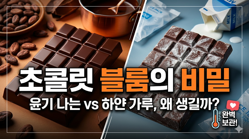 초콜릿 블룸 현상의 비밀: 카카오 버터가 표면으로 유출되는 과학적 원리 썸네일