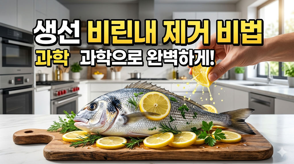 생선 비린내 완벽 제거 방법! 산성 물질 중화 원리로 잡는 비법 썸네일
